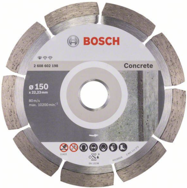 Диск алмазный 150х22.23 BOSCH Professional for Concrete